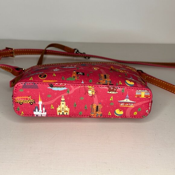 Dooney & Bourke Disney Park Life Attraction Graphic Pink Crossbody Bag - Picture 6 of 10
